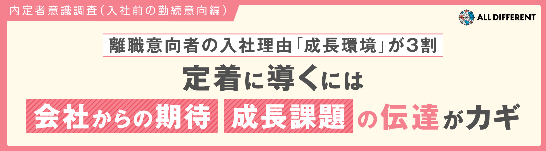 内定者意識調査（入社前の勤続意向編） 離職意向者の入社理由「成長環境」が3割 定着に導くには「会社からの期待」「成長課題」の伝達がカギ | 調査・研究