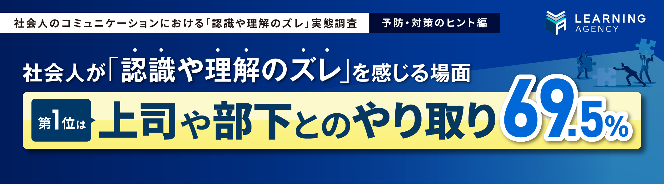 【社会人のコミュニケーションにおける「認識や理解のズレ」実態調査（予防・対策のヒント編）】ビジネスパーソンが「認識や理解のズレ」を感じる場面、第1位は「上司や部下とのやり取り」と69.5％が回答